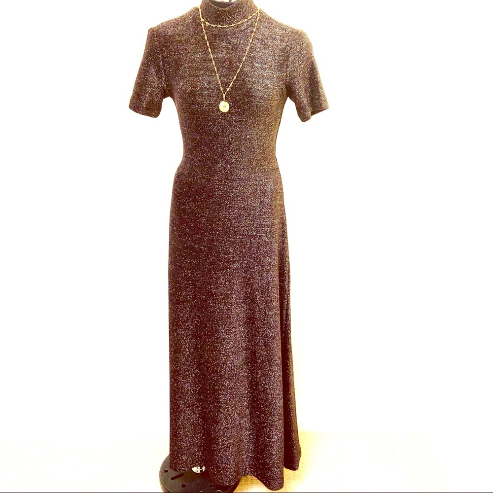 RARE VTG Cynthia Rowley gown S/M sparkly!!